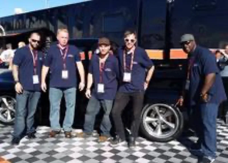 The Apex Auto Body team at a local event